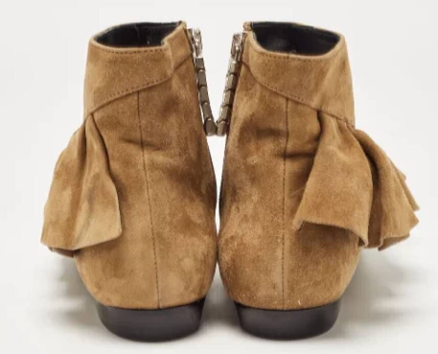 JW Anderson Pre-owned Suede boots Brown Dames