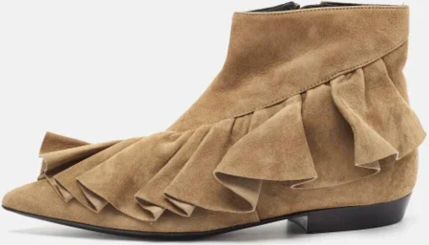 JW Anderson Pre-owned Suede boots Brown Dames