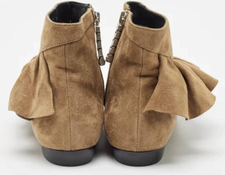 JW Anderson Pre-owned Suede boots Brown Dames