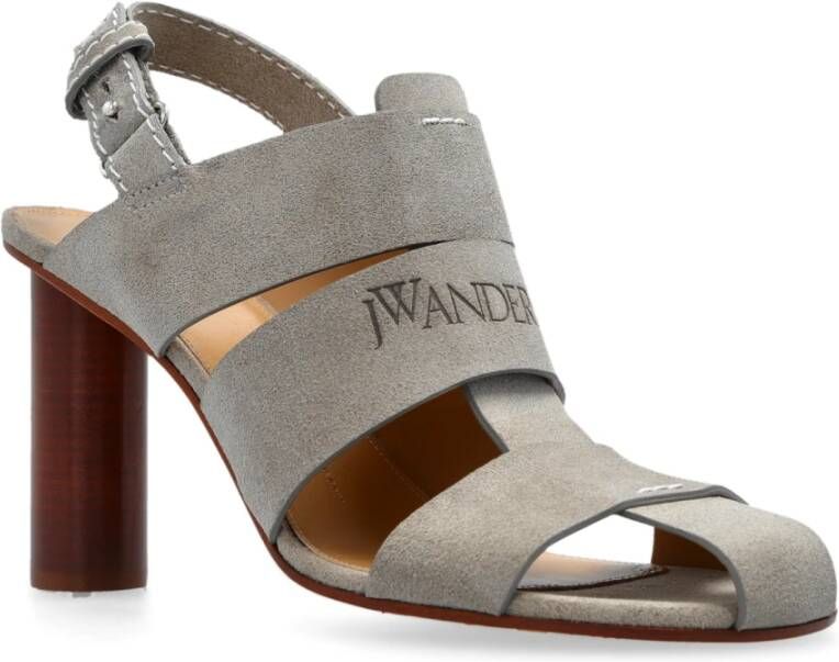 JW Anderson Sandalen met hak Gray Dames