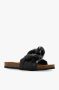 JW Anderson Zwarte platte schoenen met slide sandalen Zwart Dames - Thumbnail 8