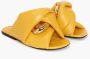 JW Anderson Stevige Ketting Leren Sandalen Yellow Dames - Thumbnail 2