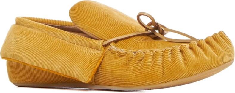 JW Anderson Stijlvolle Platte Schoenen Yellow Heren