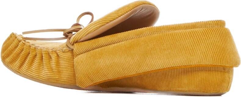 JW Anderson Stijlvolle Platte Schoenen Yellow Heren