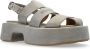 JW Anderson Suede platform schoenen Gray Dames - Thumbnail 4