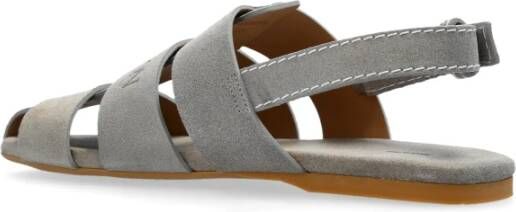 JW Anderson Suède Sandalen Gray Dames