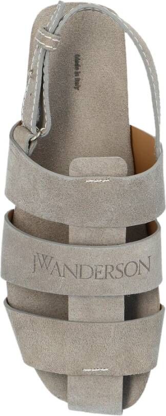 JW Anderson Suède Sandalen Gray Dames