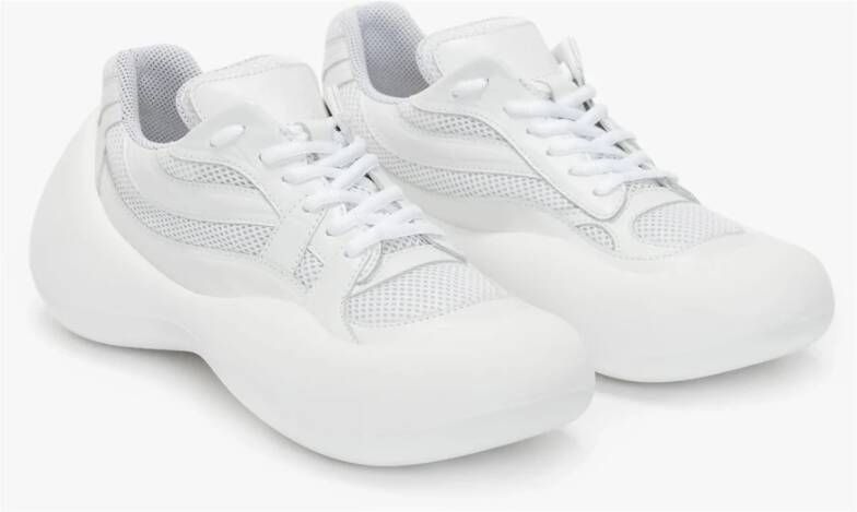 JW Anderson Witte Chunky Lage Top Sneakers White Dames