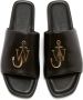 JW Anderson Zwart Anker Goud Stof Nappa Black Dames - Thumbnail 2