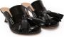 JW Anderson Zwarte Kwast Kitten Hak Muilezel Black Dames - Thumbnail 3