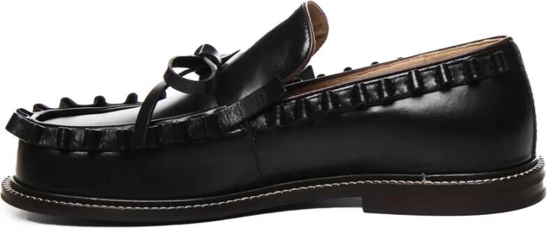 JW Anderson Zwarte platte schoenen Black Heren