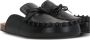 JW Anderson Zwarte Ruffle Loafer Schoenen Black Heren - Thumbnail 2