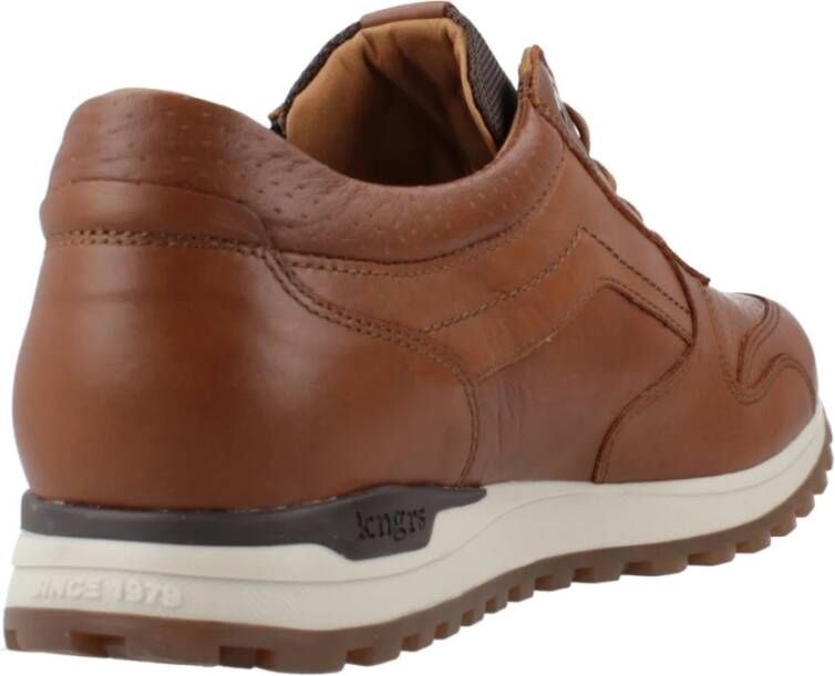 Kangaroos Sportieve Sneakers Brown Heren