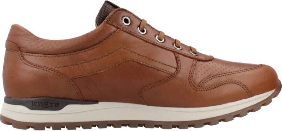 Kangaroos Sportieve Sneakers Brown Heren