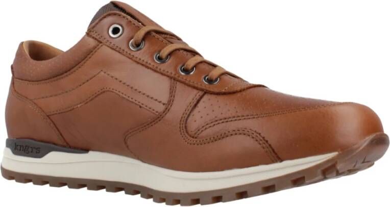 Kangaroos Sportieve Sneakers Brown Heren