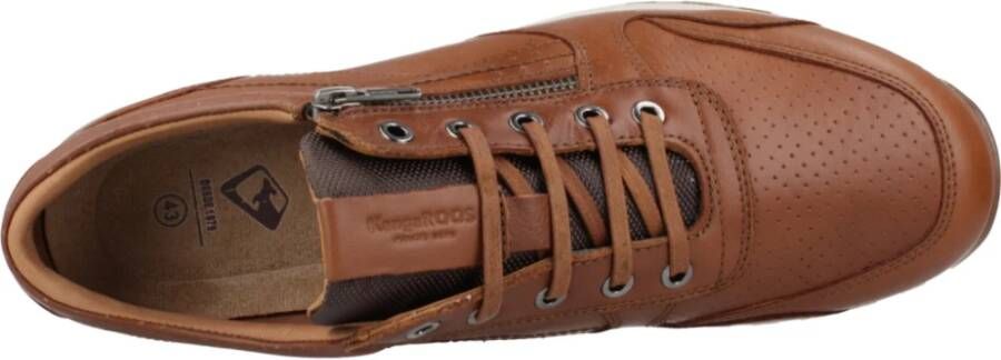 Kangaroos Sportieve Sneakers Brown Heren