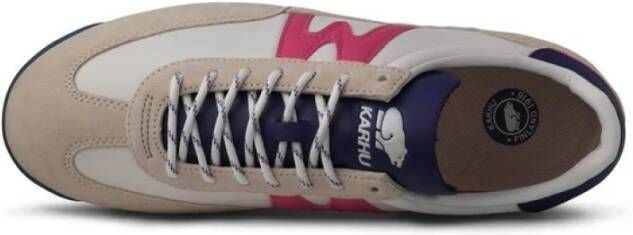 Karhu Witkap Grijs Hot Pink Sneakers Multicolor Heren