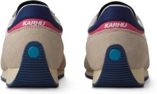 Karhu Witkap Grijs Hot Pink Sneakers Multicolor Heren