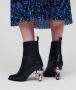 Karl Lagerfeld Boots & laarzen Ikon Heel Zip Ankle Boot in zwart - Thumbnail 3