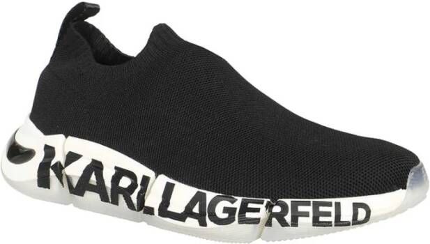 Karl Lagerfeld Contrasterende lage sneakers Black Dames