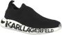 Karl Lagerfeld Contrasterende lage sneakers Black Dames - Thumbnail 2