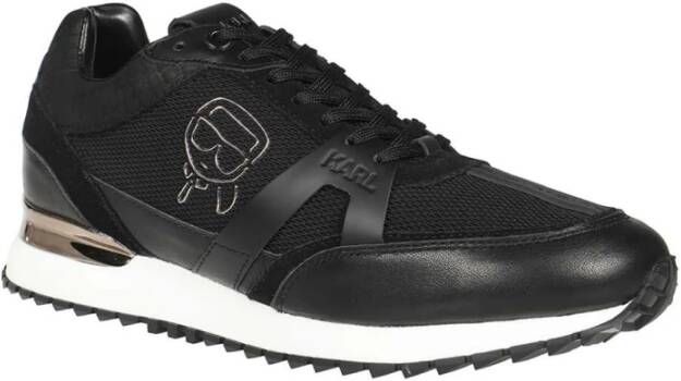 Karl Lagerfeld Contrasterende lage sneakers Black Heren