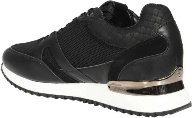 Karl Lagerfeld Contrasterende lage sneakers Black Heren