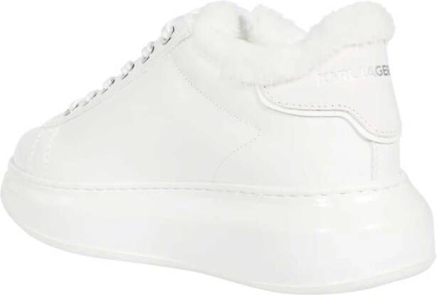 Karl Lagerfeld Contrasterende lage sneakers White Dames