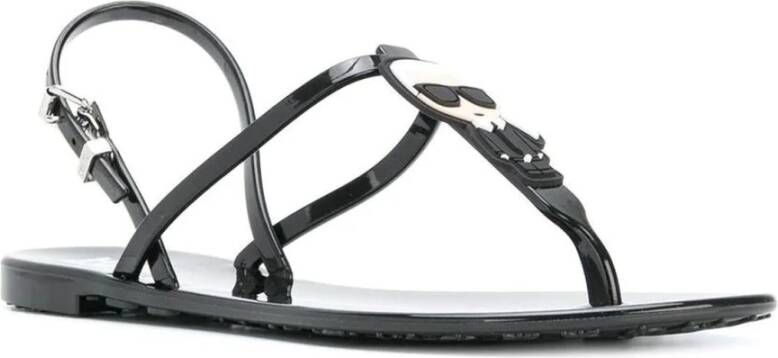 Karl Lagerfeld Flat Sandals Zwart Dames