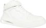 Karl Lagerfeld Geëmbosseerd Logo Leren Sneakers White Heren - Thumbnail 2