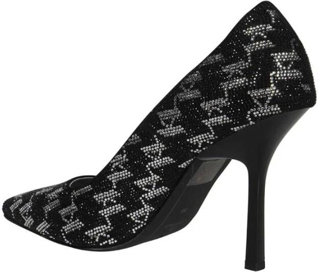 Karl Lagerfeld Glitter Stiletto Pumps Black Dames