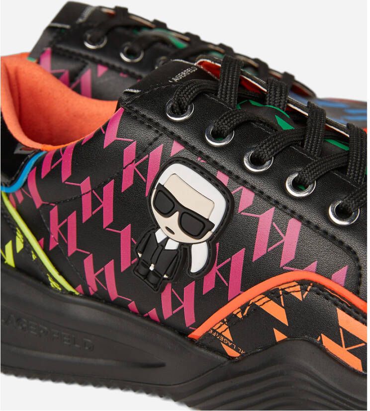 Karl Lagerfeld Ikonik monogram Kapri -trainers Zwart Dames