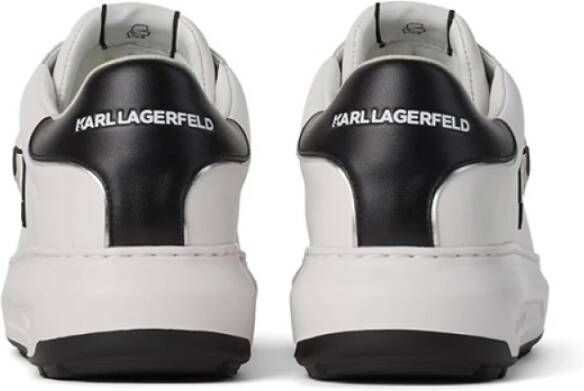 Karl Lagerfeld Ikonik NFT Kapri leren sneakers White Dames