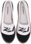 Karl Lagerfeld Espadrilles Kamini Duo Signature Slip in wit - Thumbnail 5