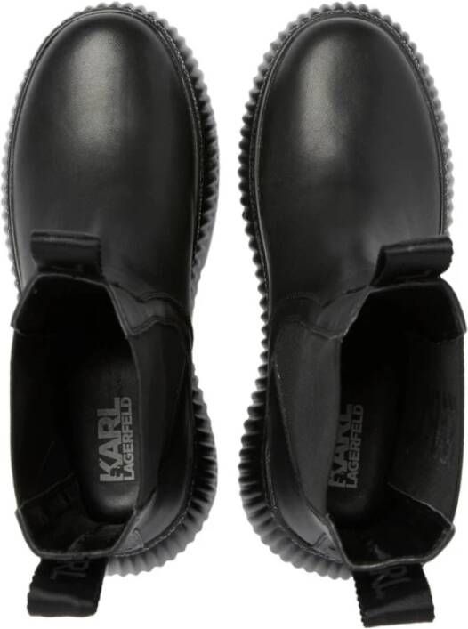 Karl Lagerfeld Kreeper LO KC Logo Gore Zwarte Schoen Black Dames