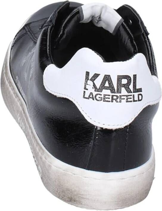 Karl Lagerfeld Lakleren Dames Sneakers Black Dames