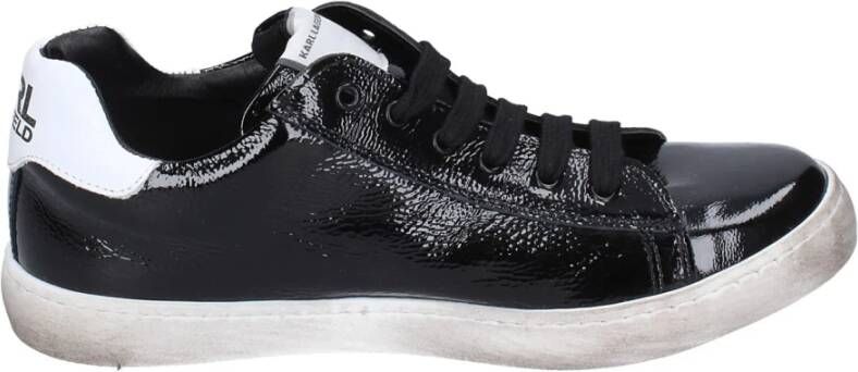 Karl Lagerfeld Lakleren Dames Sneakers Black Dames