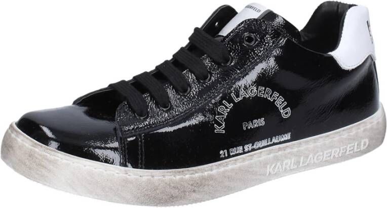 Karl Lagerfeld Lakleren Dames Sneakers Black Dames