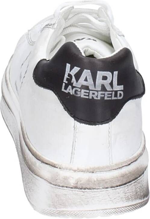 Karl Lagerfeld Leren Dames Sneakers White Dames