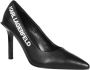 Karl Lagerfeld Leren Pumps met Puntige Neus Black Dames - Thumbnail 2