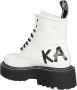 Karl Lagerfeld Leren Veterschoenen White Dames - Thumbnail 3