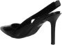 Karl Lagerfeld Logo Print Slingback Pumps Black Dames - Thumbnail 3