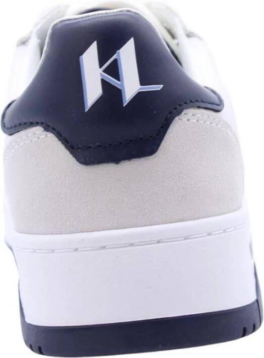 Karl Lagerfeld Luxe Polonia Sneakers voor Mannen White Heren