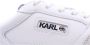 Karl Lagerfeld Luxe Sneaker Verhoog Stijl White - Thumbnail 56