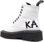 Karl Lagerfeld Patrol II borstel logo booties White Dames - Thumbnail 3