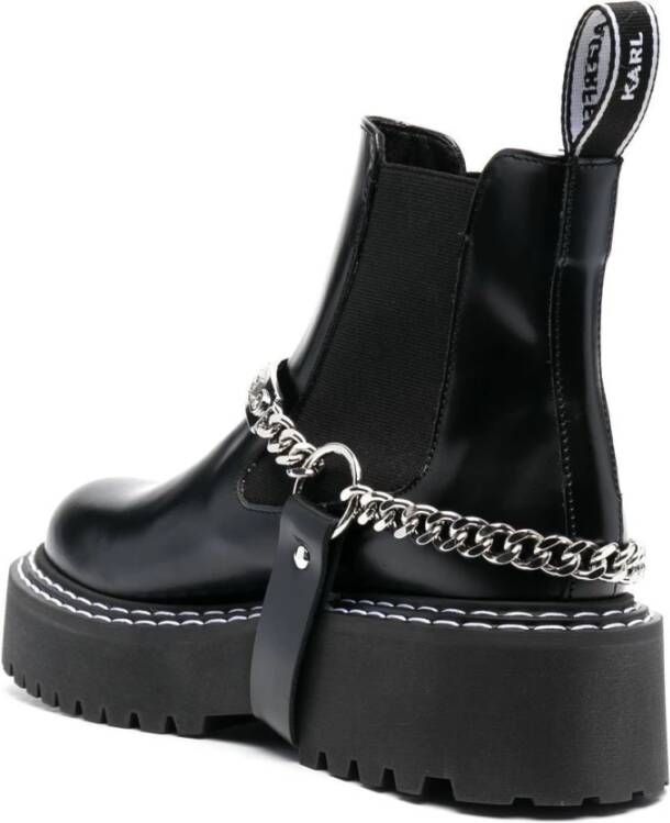 Karl Lagerfeld Patrol II k-chain booties Black Dames