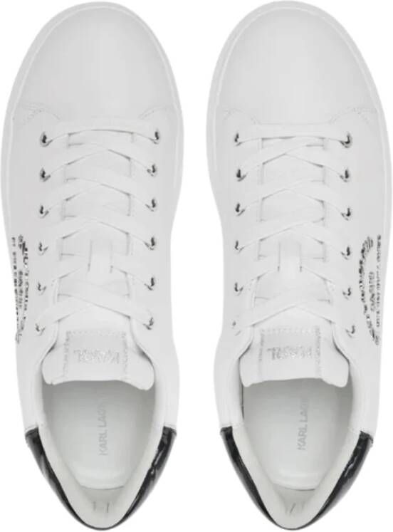 Karl Lagerfeld Schoenen heren metalen maison kl52539k wit White Heren