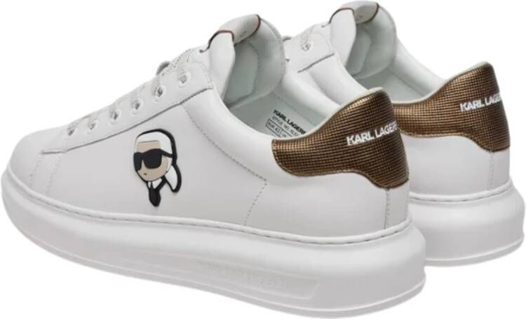 Karl Lagerfeld Schoenen kapri mens nft kl52531m wit lthr White Heren