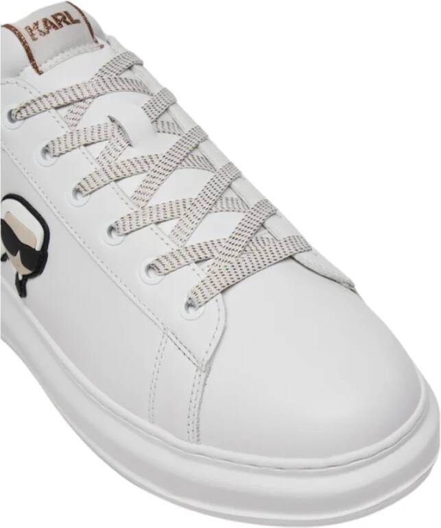 Karl Lagerfeld Schoenen kapri mens nft kl52531m wit lthr White Heren