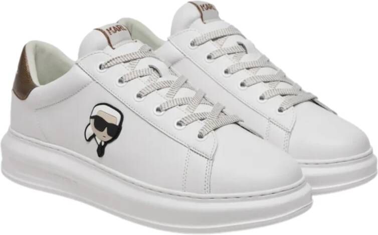 Karl Lagerfeld Schoenen kapri mens nft kl52531m wit lthr White Heren